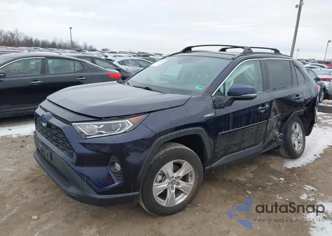 2021 Toyota Rav4 Hybrid Xle из США, поврежденный, VIN 4T3RWRFV2MU038408